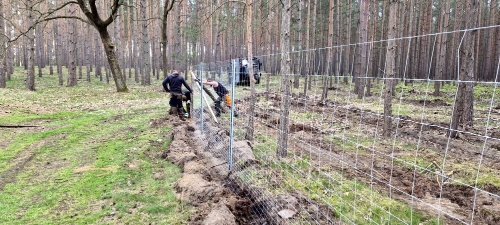 bei der Arbeit